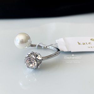 Kate Spade silver adjustable ring